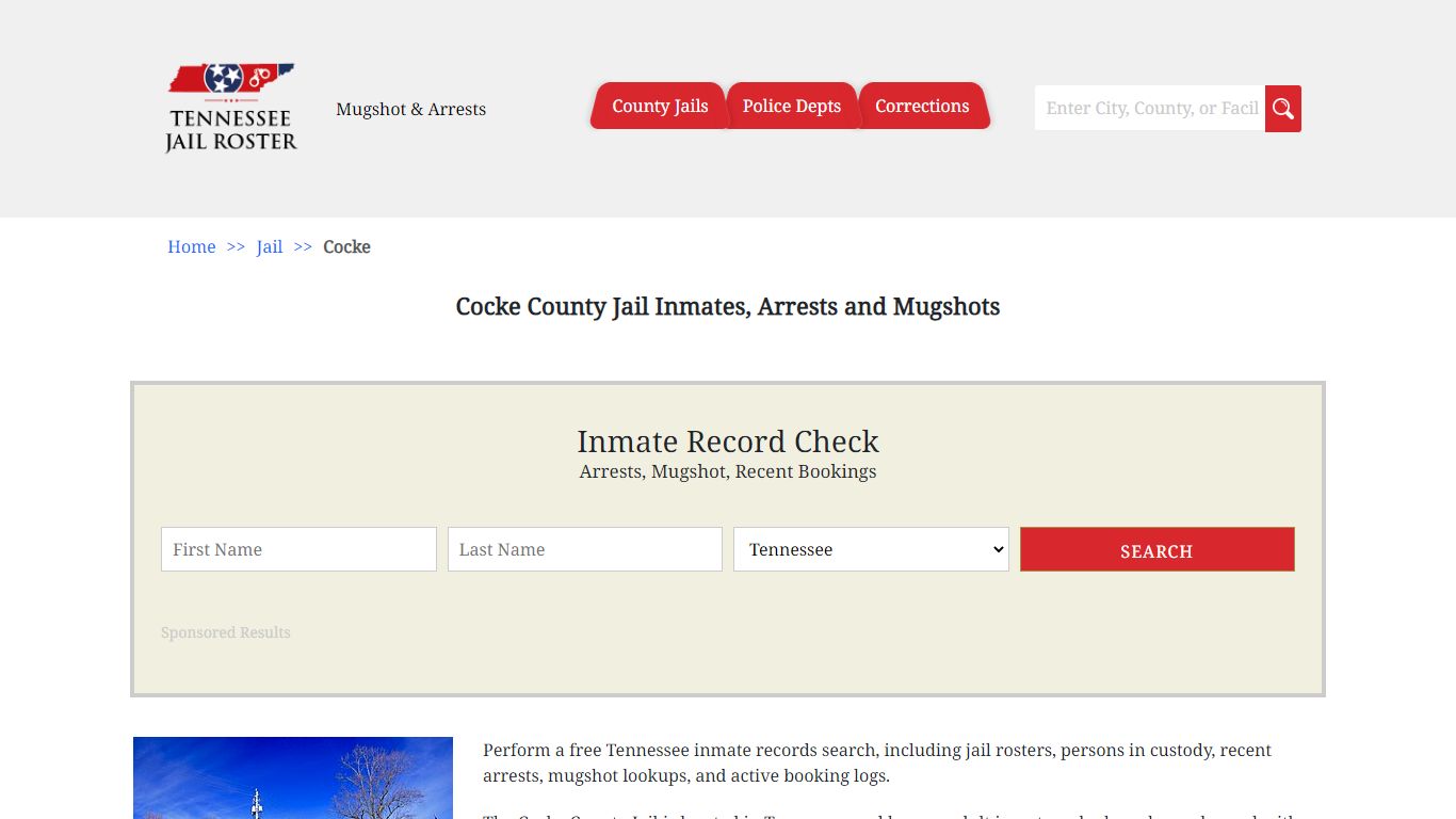 Cocke County Jail Inmates, Arrests and Mugshots